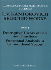 Descriptive Theory of Sets and Functions Functional Analysis in Semi-ordered Spaces,2884490124,9782884490122