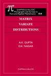 Matrix Variate Distributions,1584880465,9781584880462