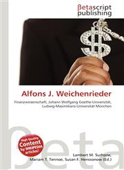 Alfons J. Weichenrieder,6134735469,9786134735469