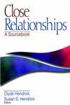 Close Relationships A Sourcebook,0761916067,9780761916062