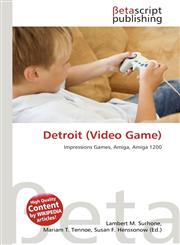 Detroit (Video Game),6134671525,9786134671521