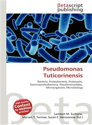 Pseudomonas Tuticorinensis,6137637123,9786137637128