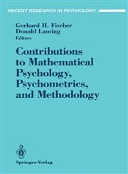 Contributions to Mathematical Psychology, Psychometrics, and Methodology,038794169X,9780387941691