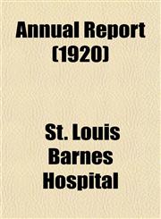 Annual Report (1920),1151892254,9781151892256