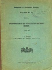 An Examination of the Seed Supply of the Broach District - Part II