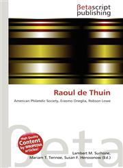 Raoul de Thuin,6134844047,9786134844048