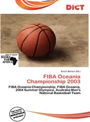 Fiba Oceania Championship 2003,6201911936,9786201911932