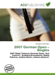 2007 German Open - Singles,6136500841,9786136500843