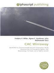 CAC Wirraway,6130239513,9786130239510