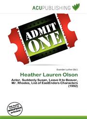 Heather Lauren Olson,6136516314,9786136516318