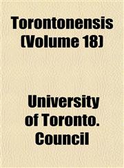 Torontonensis (Volume 18),1151456772,9781151456779
