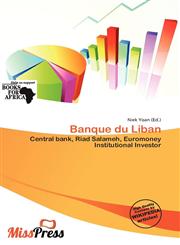 Banque du Liban,6139633389,9786139633388