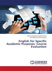 English for Specific Academic Purposes Course Evaluation,3659342289,9783659342288