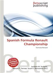Spanish Formula Renault Championship,6136250314,9786136250311