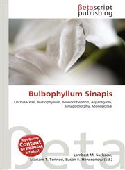 Bulbophyllum Sinapis,6136323885,9786136323886