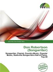 Don Robertson (Songwriter),6136687356,9786136687353