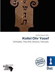 Kollel Ohr Yosef,6138364023,9786138364023