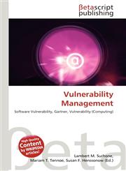 Vulnerability Management,6131240094,9786131240096