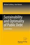 Sustainability and Optimality of Public Debt,3642329667,9783642329661