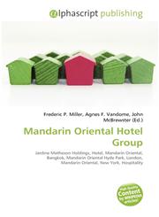 Mandarin Oriental Hotel Group,6131733317,9786131733314