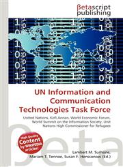 UN Information and Communication Technologies Task Force,6135066234,9786135066234