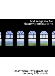 Nyt Magazin for Naturvidenskaberne,1116962837,9781116962833