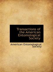 Transactions of the American Entomological Society,1117283356,9781117283357
