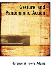 Gesture and Pantomimic Action,1113737867,9781113737861