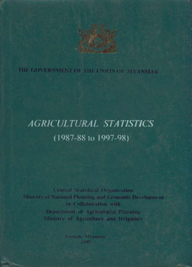 Agricultural Statistics (1987-88 to 1997-98)