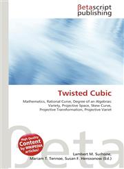 Twisted Cubic,6131142572,9786131142574