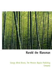 Harold the Klansman,1140424211,9781140424215