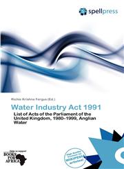 Water Industry Act 1991,6137964906,9786137964903