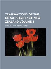 Transactions of the Royal Society of New Zealand Volume 8,1154094677,9781154094671