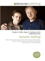 Genetic testing,6130262051,9786130262051