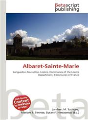 Albaret-Sainte-Marie,6135436171,9786135436174