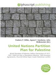 United Nations Partition Plan for Palestine,6130039603,9786130039608