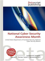 National Cyber Security Awareness Month,6136002876,9786136002873