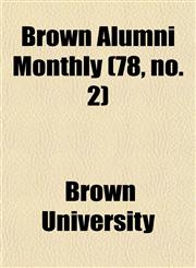Brown Alumni Monthly (78, no. 2),1154648737,9781154648737
