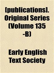 [publications]. Original Series (Volume 135 -B),1152698265,9781152698260