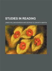 Studies in Reading (Volume 6),1150784350,9781150784354