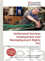 Uniformed Services Employment and Reemployment Rights Act,6135275348,9786135275346