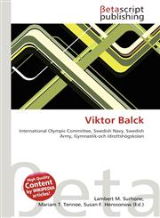 Viktor Balck,6134713287,9786134713283