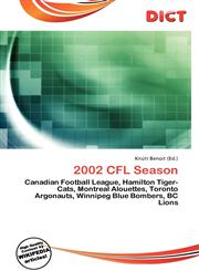 2002 Cfl Season,6136563185,9786136563183