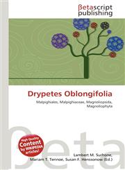 Drypetes Oblongifolia,613365337X,9786133653375