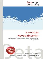 Annesijoa Novoguineensis,6134870943,9786134870948