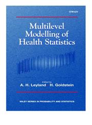 Multilevel Modelling of Health Statistics 1st Edition,0471998907,9780471998907