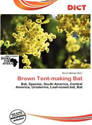 Brown Tent-Making Bat,6139979498,9786139979493