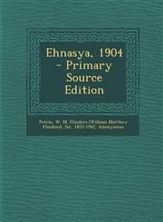 Ehnasya, 1904 - Primary Source Edition,1287899374,9781287899372
