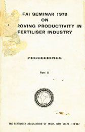 FAI Seminar 1978 on Improving Productivity in Fertiliser Industry Proceedings, Part II
