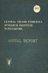 Central Inland Fisheries Research Institute Barrackpore : Annual Report for the Year - 1971